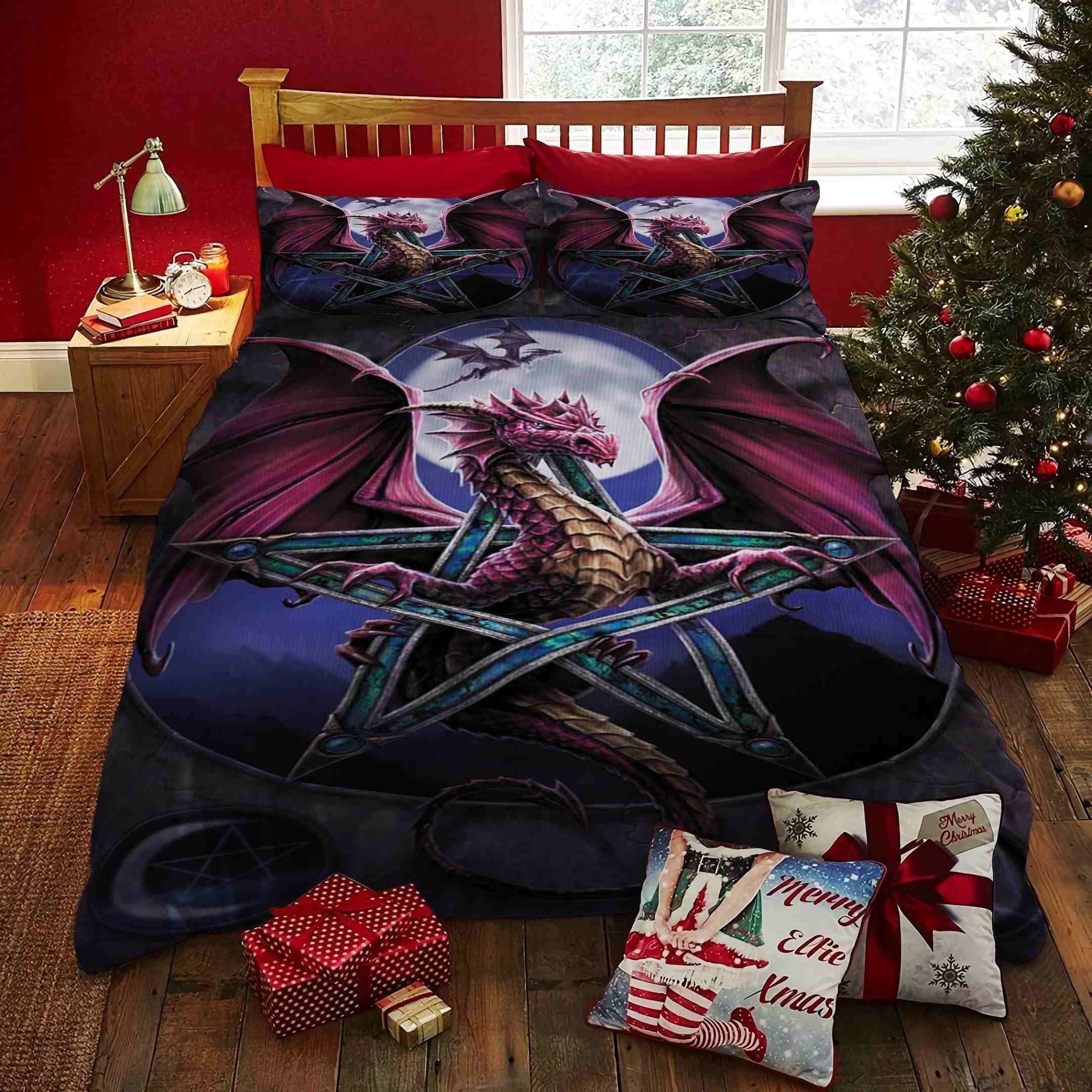Dragon Pentagram Bedding Set