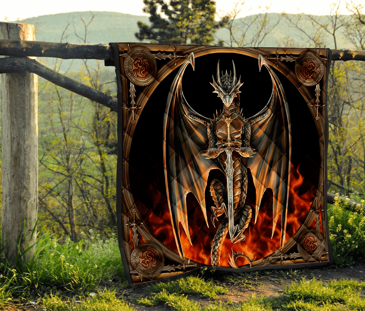 Dragon Quilt Blanket DHC0712219VT