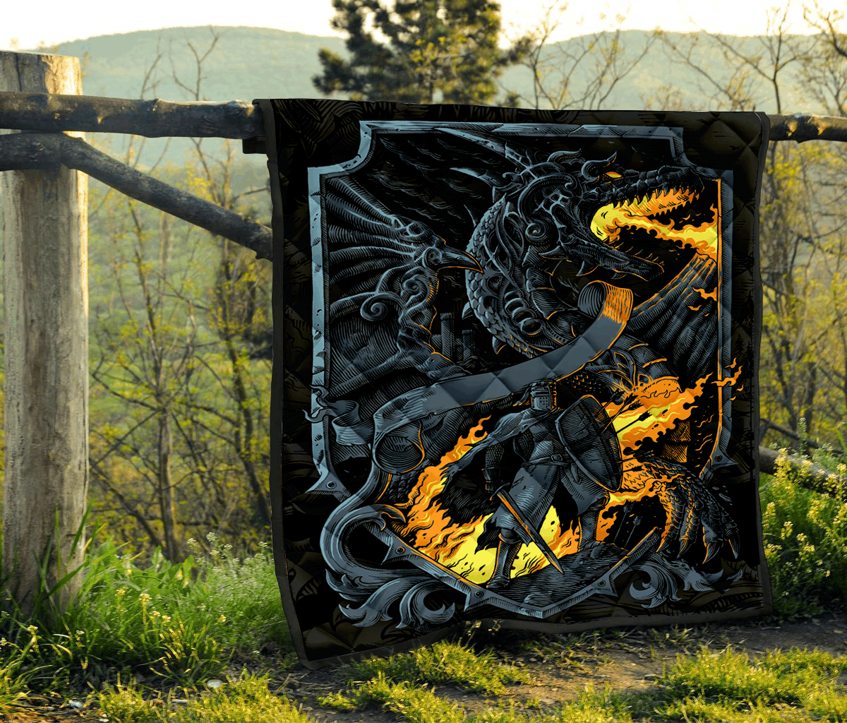 Dragon Quilt Blanket DHC0712221VT