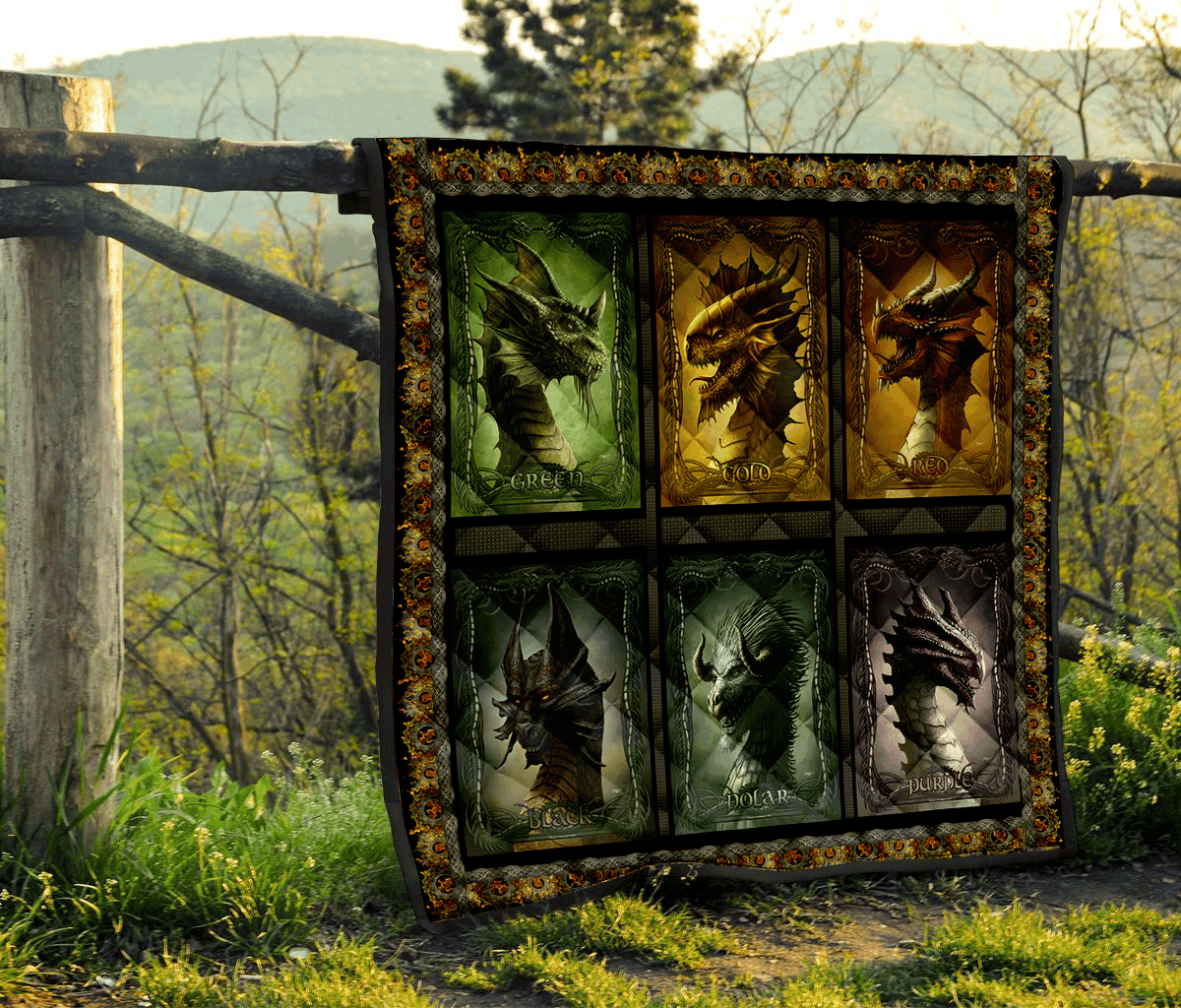 Dragon Quilt Blanket DHC0712227VT