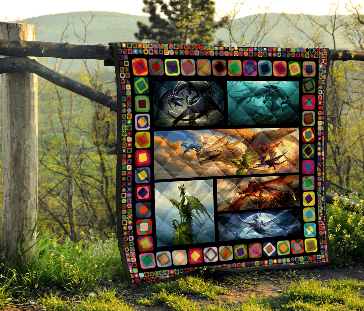 Dragon Quilt Blanket DHC0712231VT