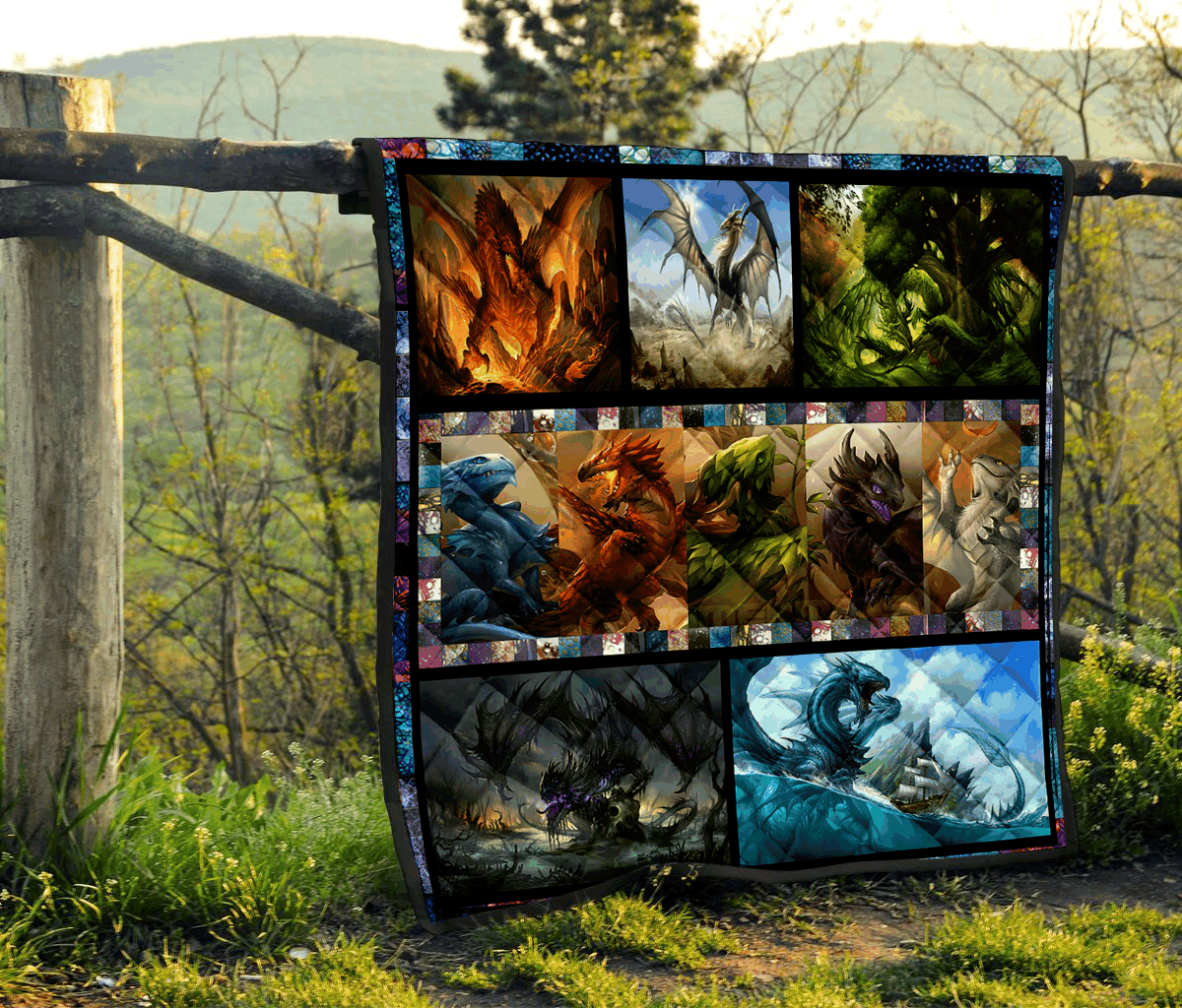 Dragon Quilt Blanket DHC0712232VT