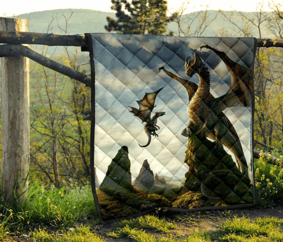 Dragon Quilt Blanket DHC0712233VT