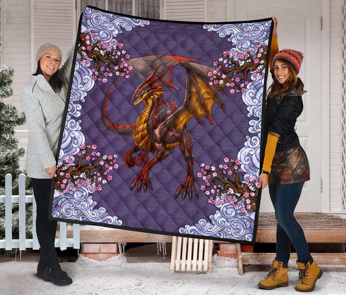 Dragon Quilt Blanket Dhc09121456Dd