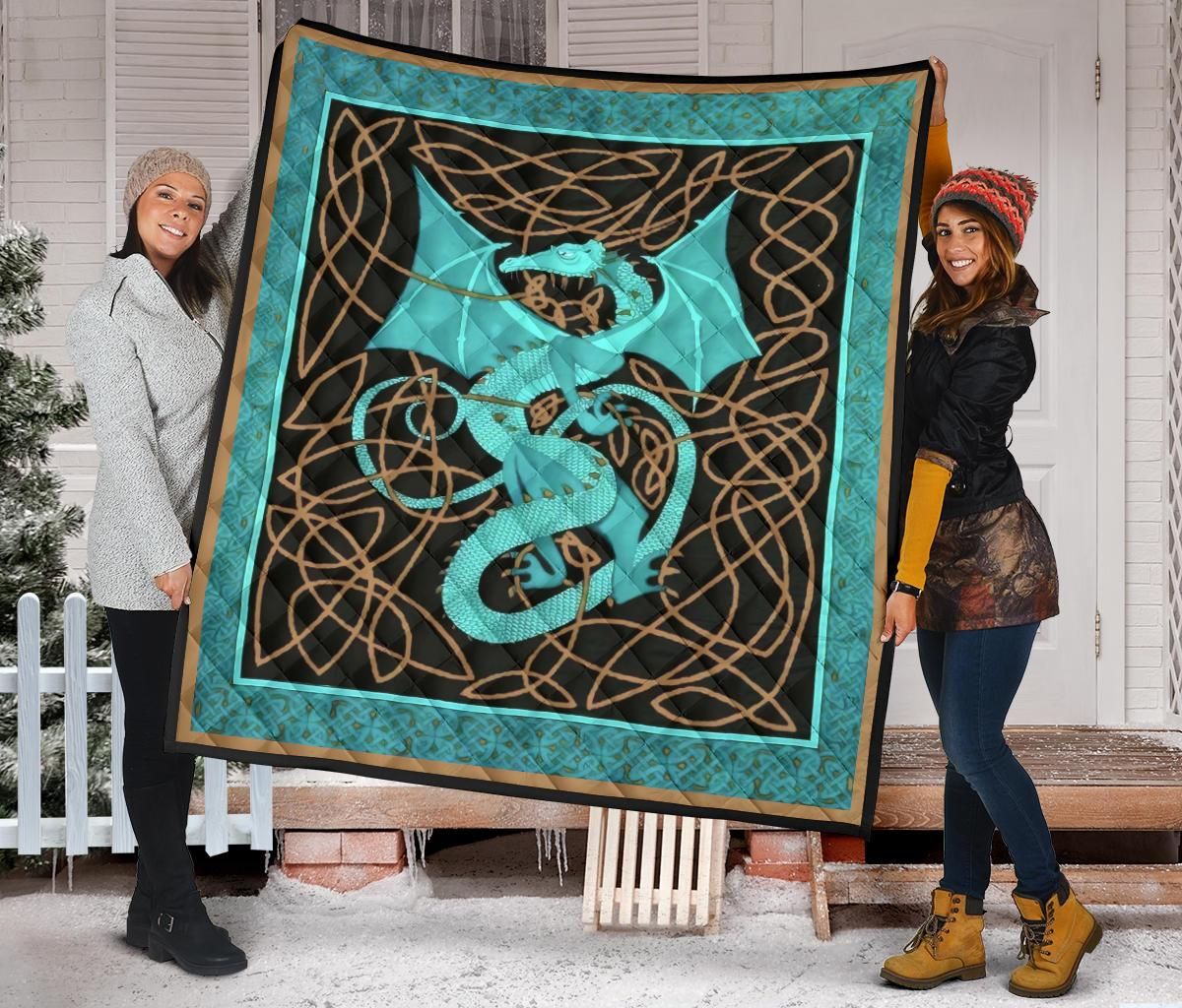 Dragon Quilt Blanket Dhc09121457Dd