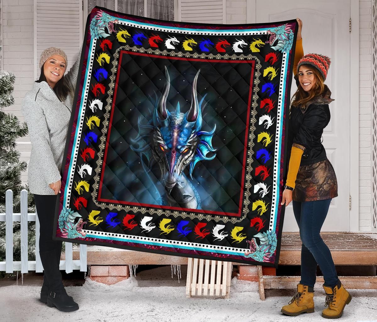 Dragon Quilt Blanket Dhc09121525Dd