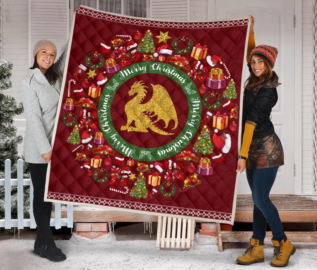Dragon Quilt Blanket Dhc09121563Dd