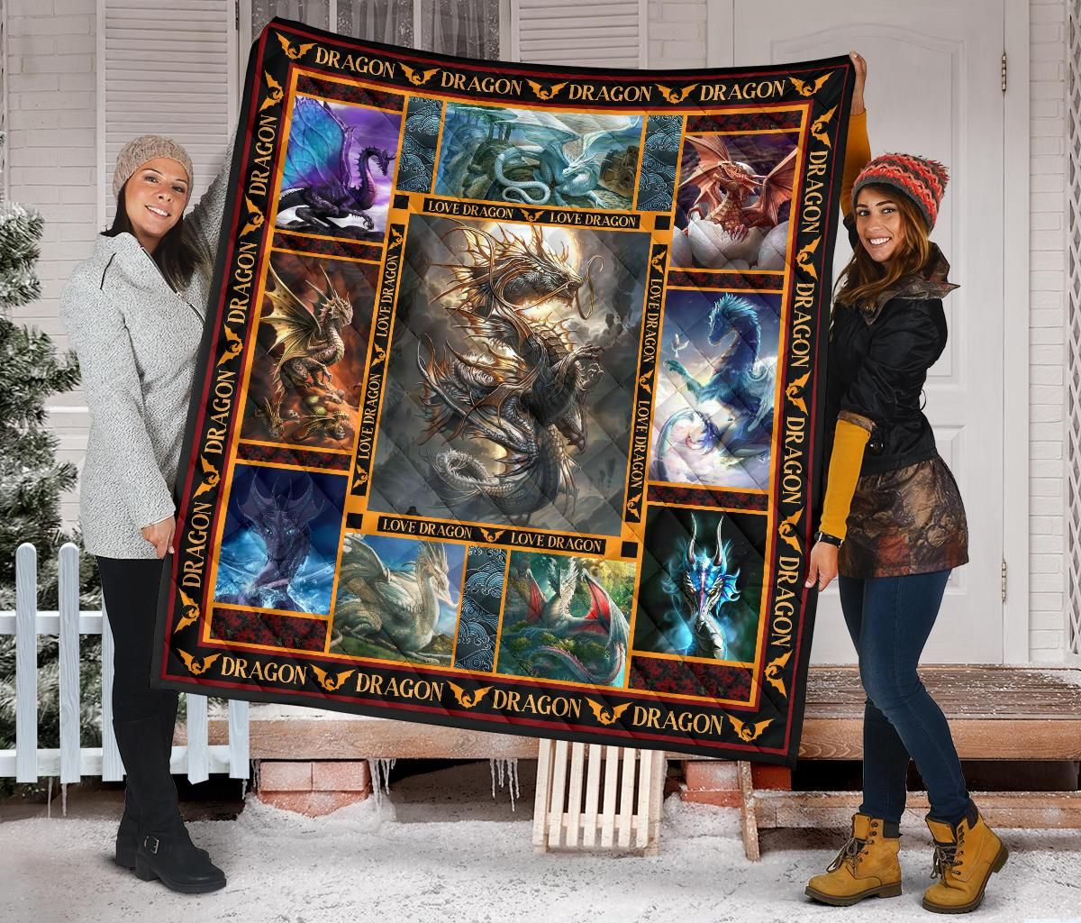 Dragon Quilt Blanket Dhc09121592Dd