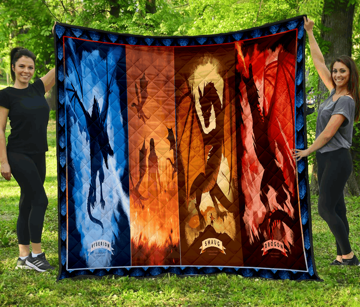 Dragon Quilt Blanket DHC1001610VT