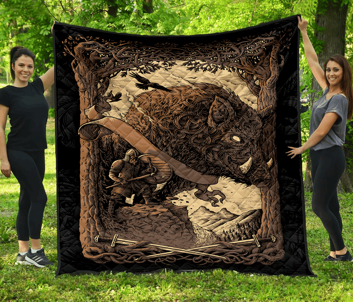 Dragon Quilt Blanket DHC1001651VT