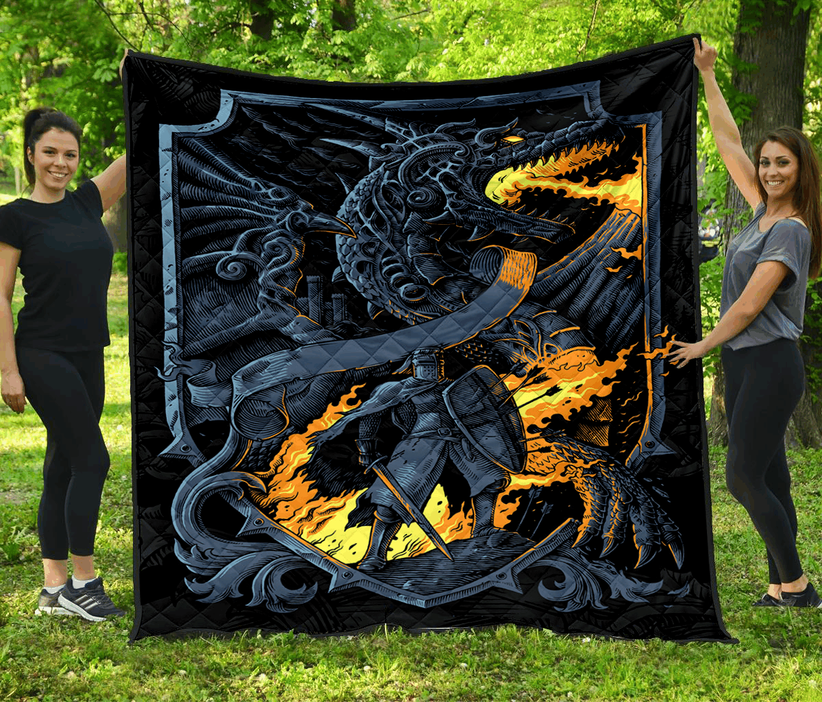 Dragon Quilt Blanket DHC1001652VT