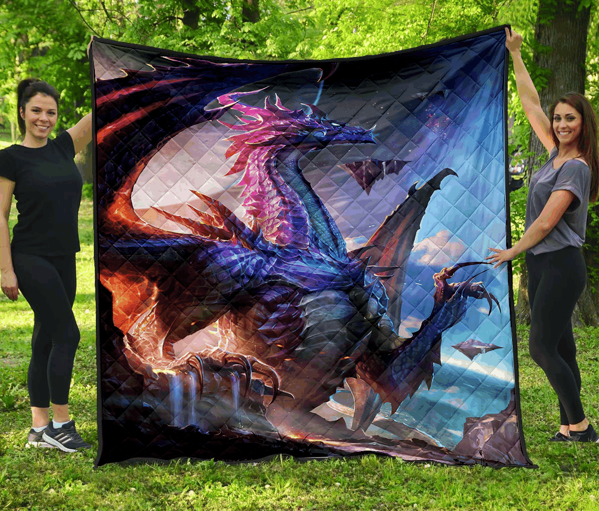 Dragon Quilt Blanket DHC1001655VT