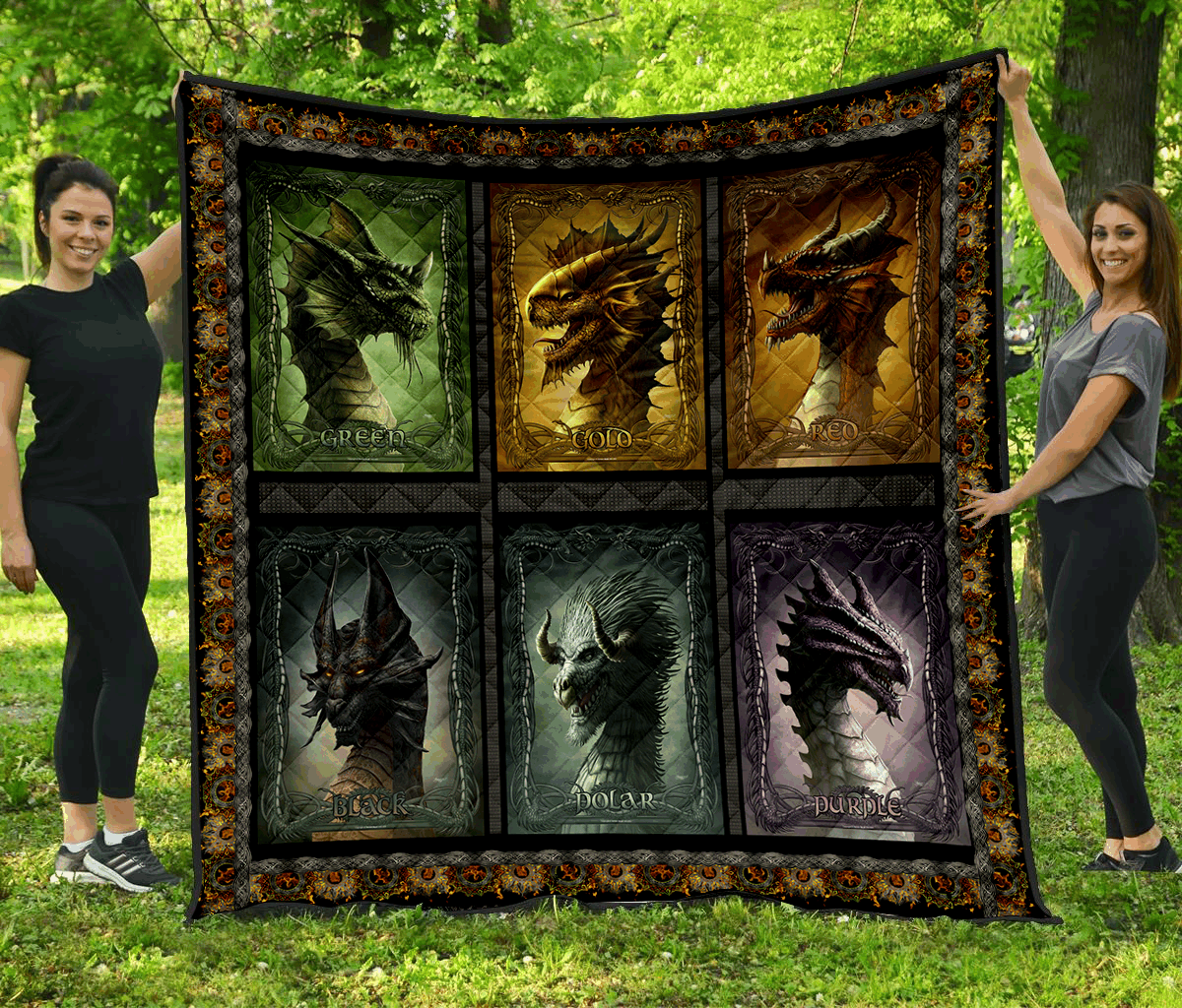 Dragon Quilt Blanket DHC1001656VT