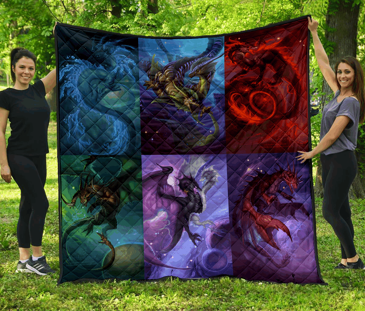 Dragon Quilt Blanket DHC1001658VT