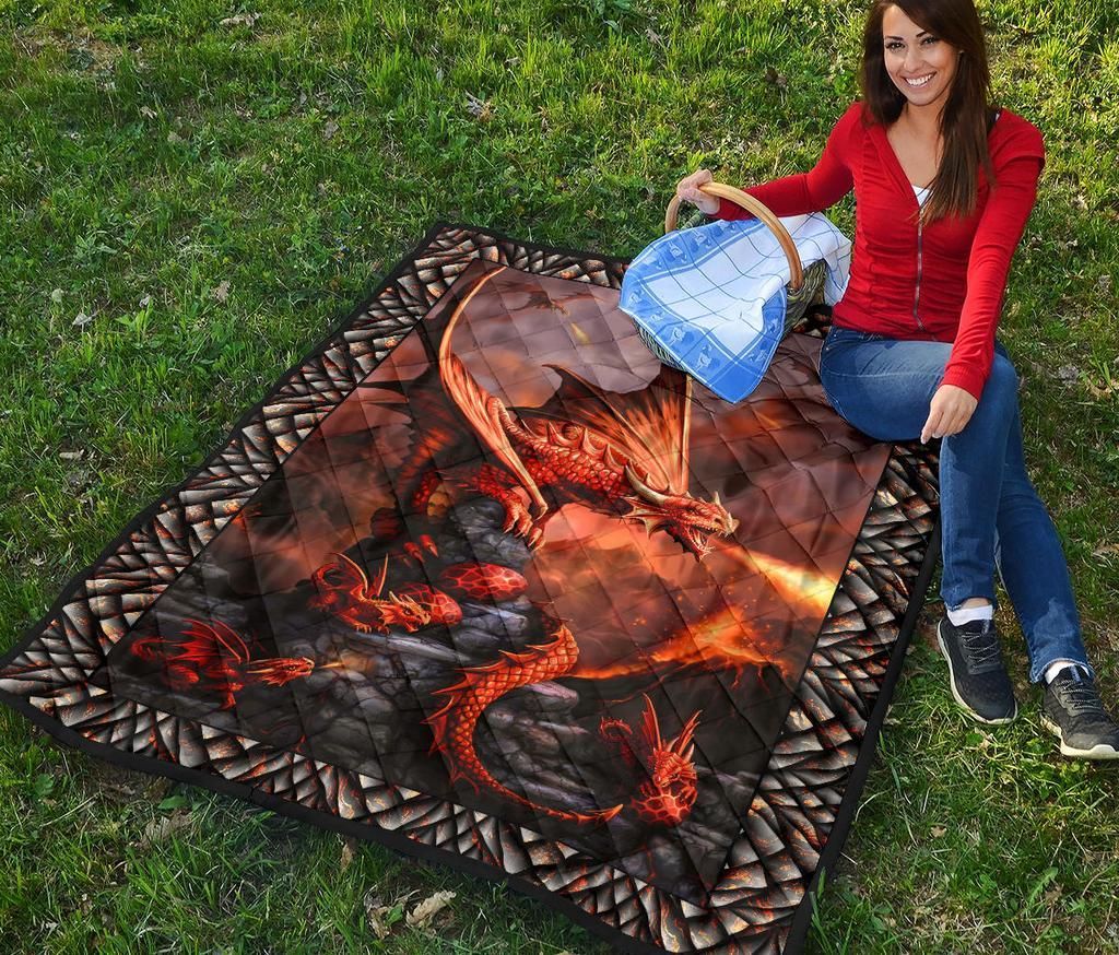 Dragon Quilt Blanket DHC1001679VT