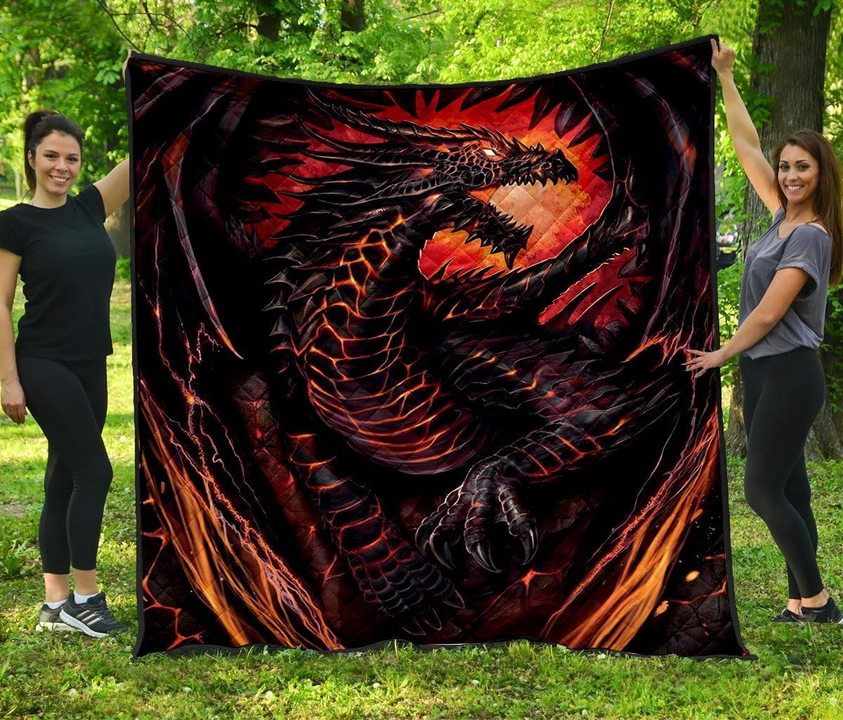 Dragon Quilt Blanket DHC1001680VT
