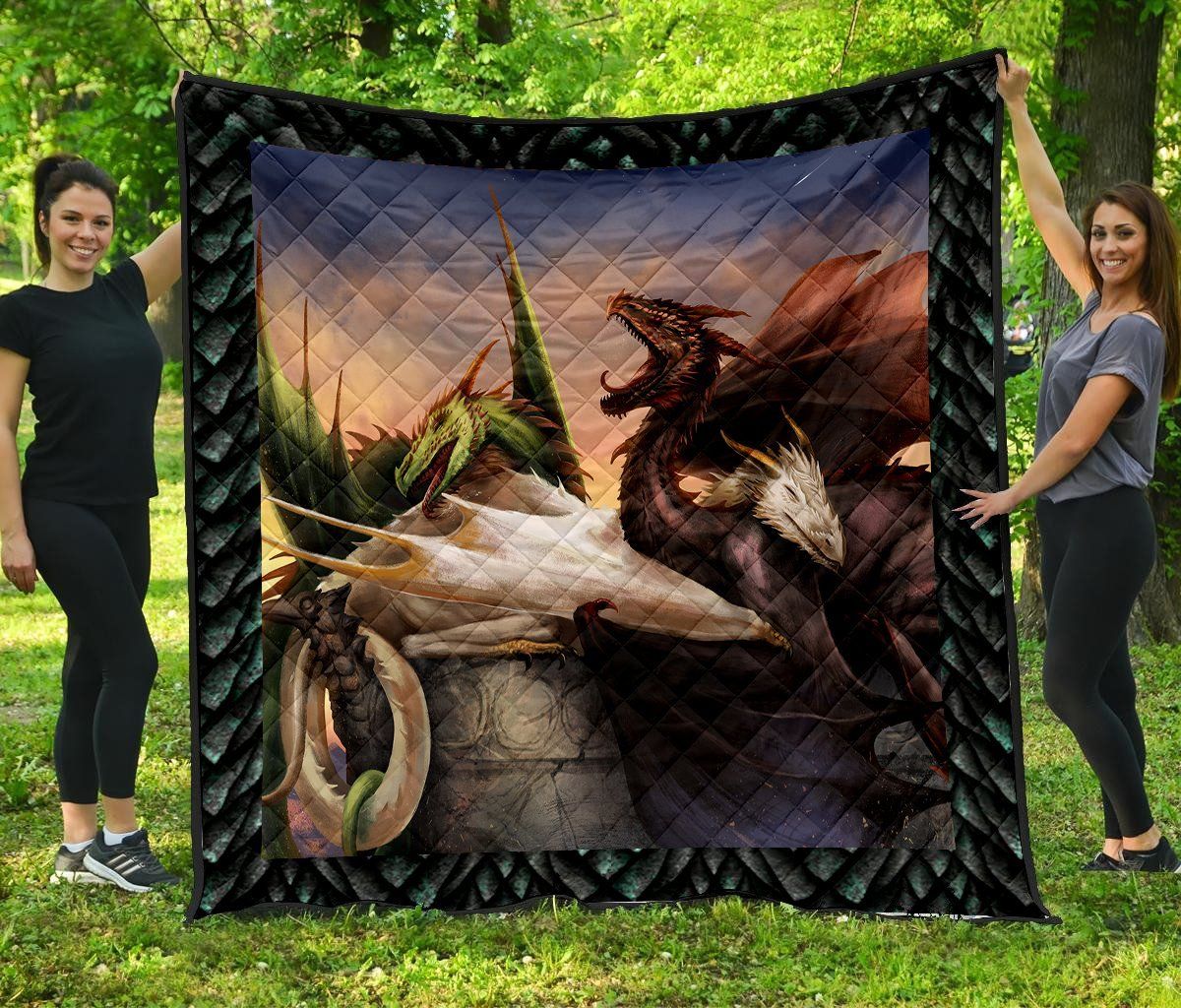 Dragon Quilt Blanket DHC1001683VT