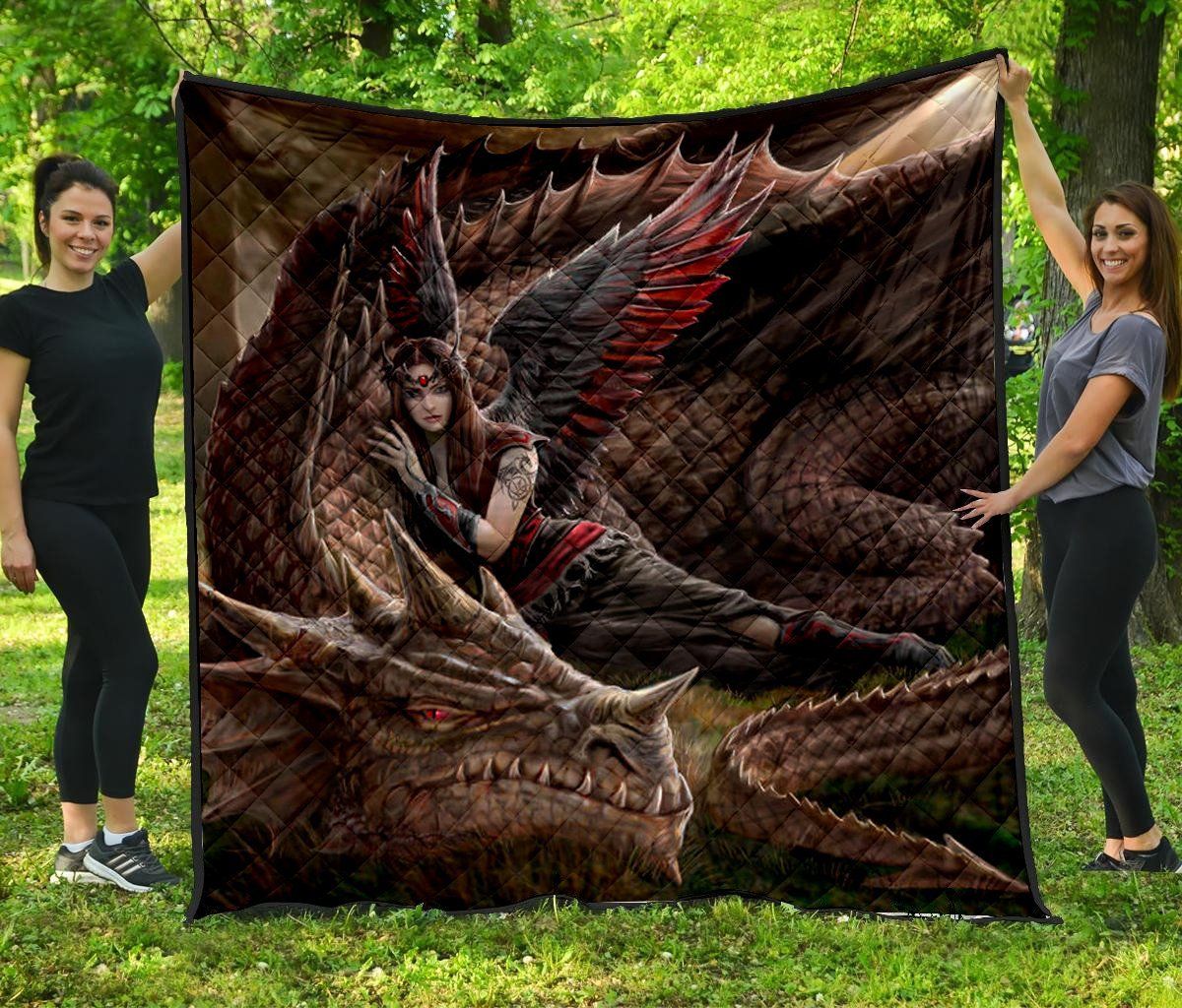 Dragon Quilt Blanket DHC1001684VT