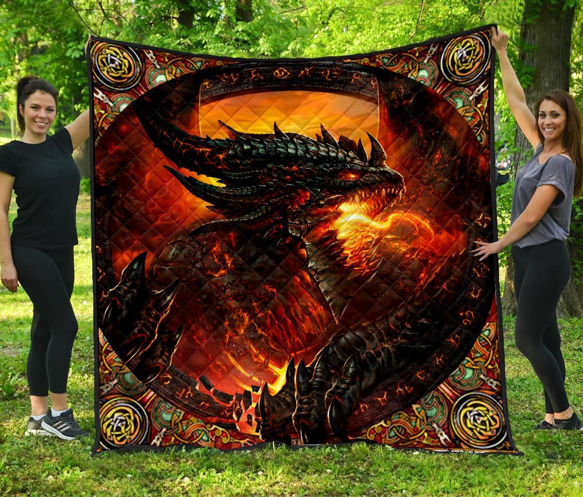Dragon Quilt Blanket DHC1001685VT