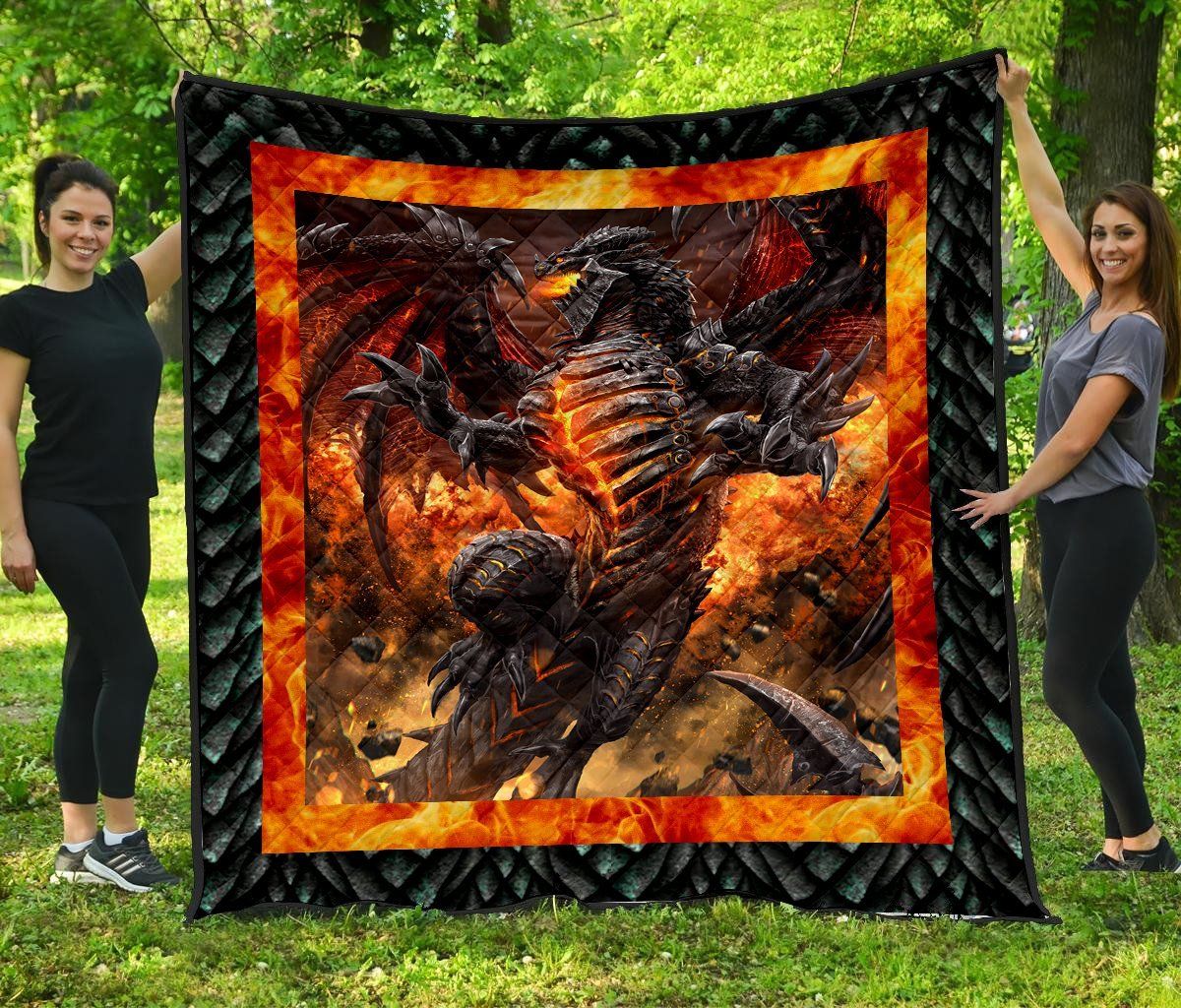 Dragon Quilt Blanket DHC1001687VT