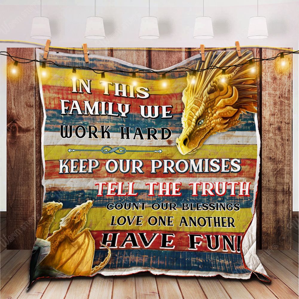 Dragon Quilt Blanket Lb254 Dhc1312609Dd