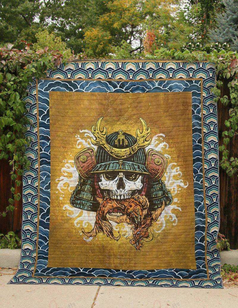 Dragon Samurai GS-CL-KC0808 Quilt Blanket