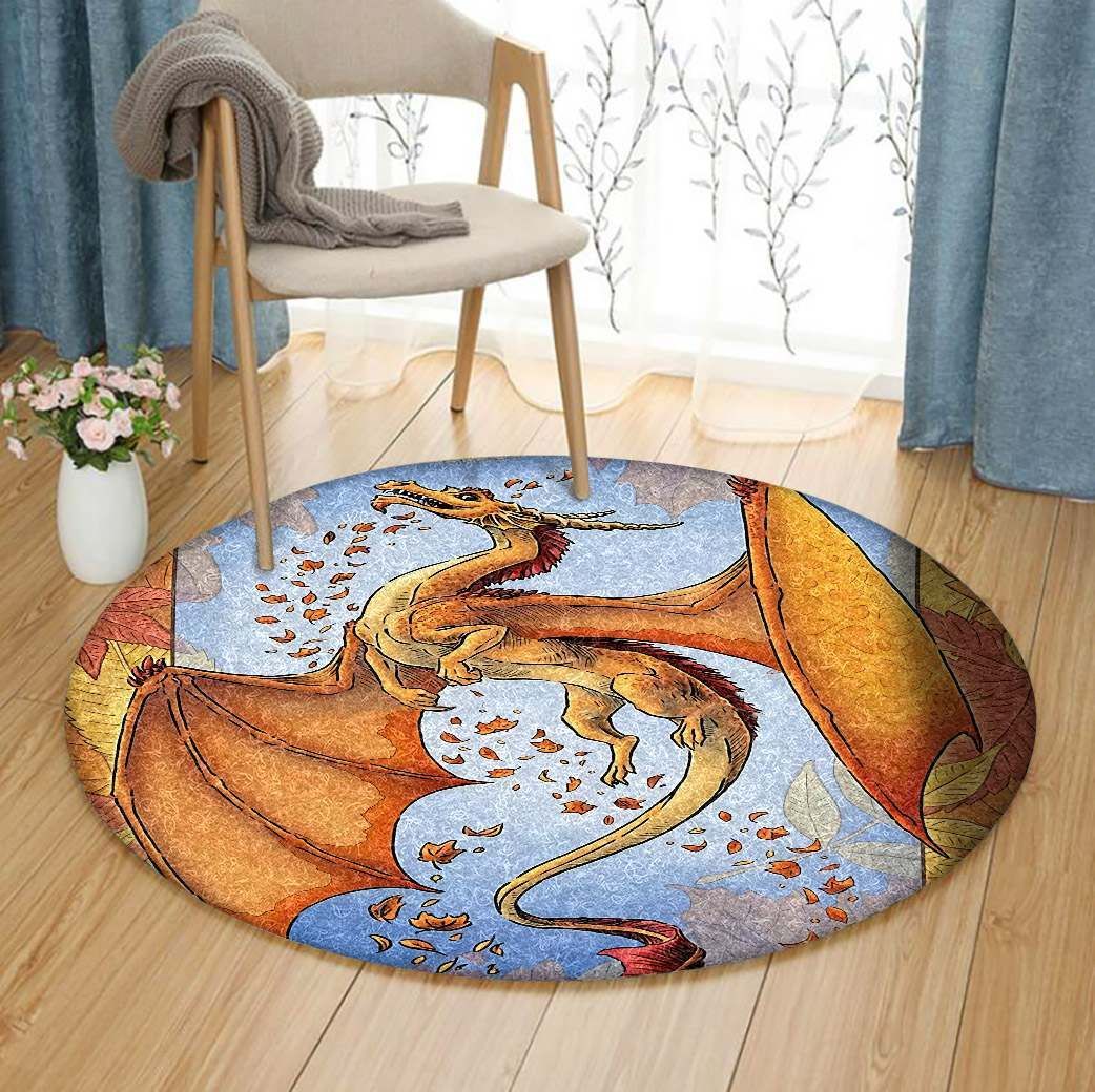 Dragon Round Carpet