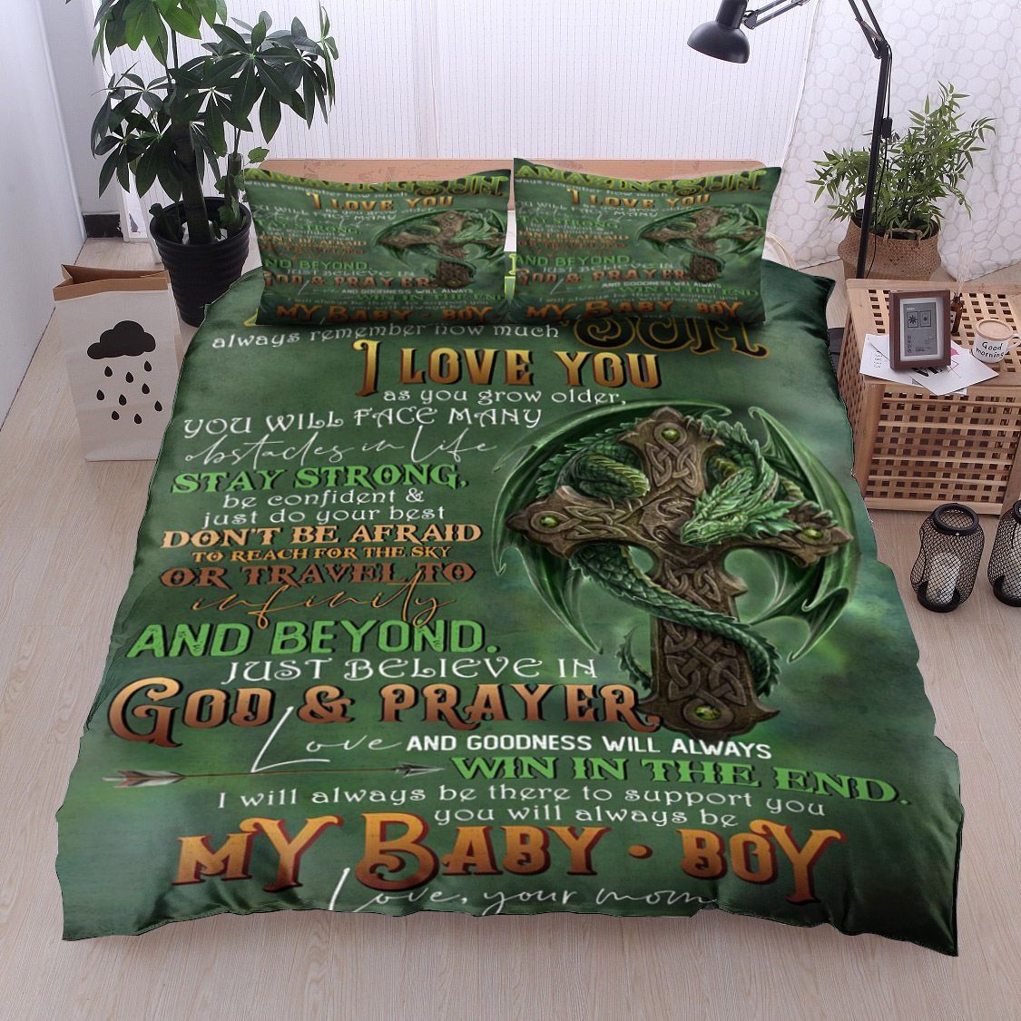 Dragon To My Amazing Your Mom Bedding Set