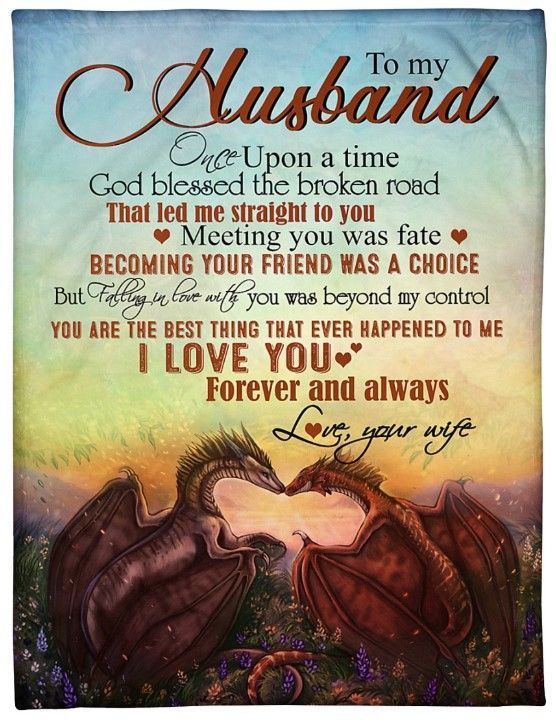 Dragon To My Husband You Make Me A Better Person Sherpa Fleece Blanket