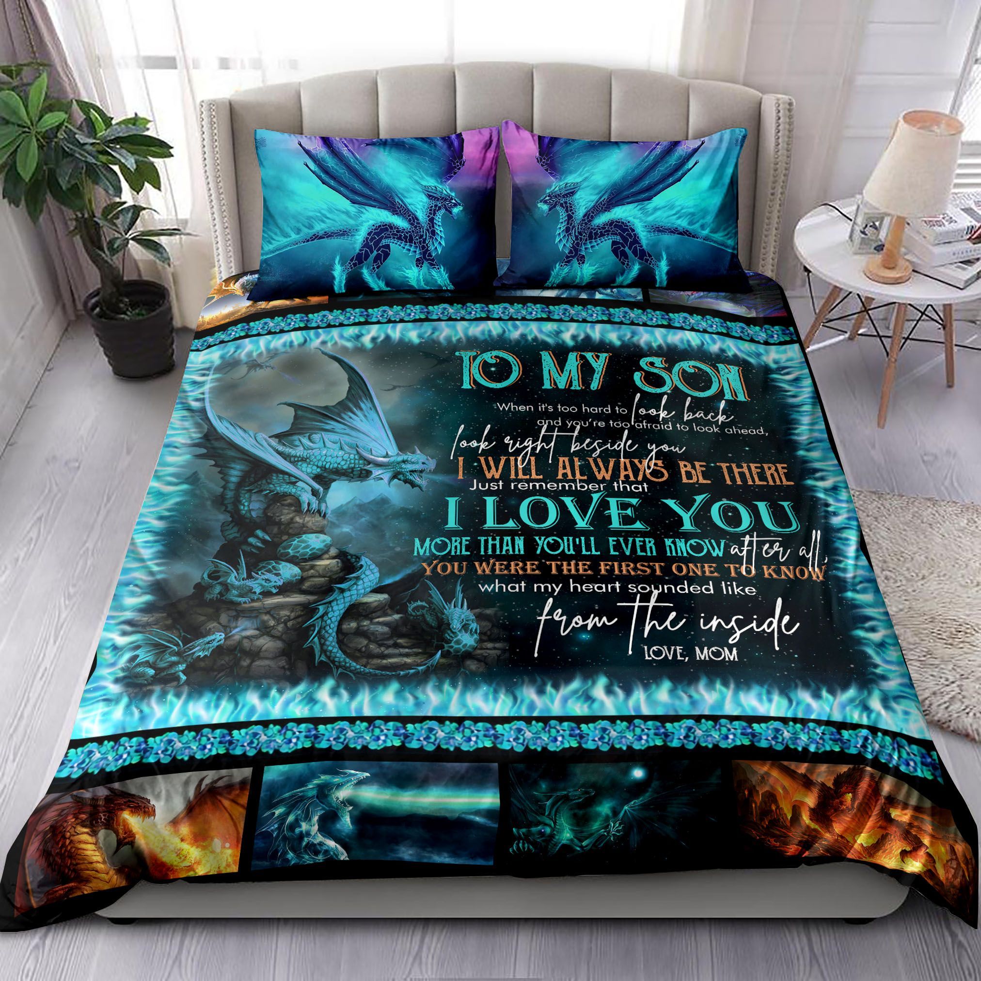 Dragon To My Son I Love You Bedding Set