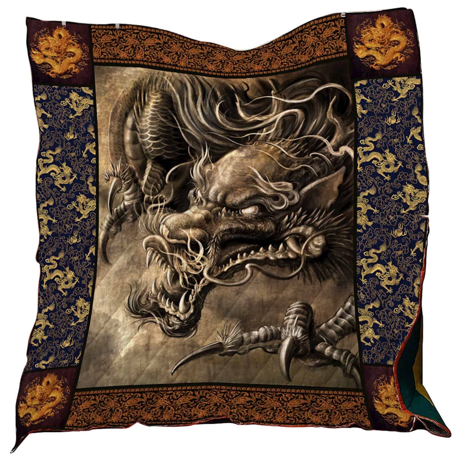 Dragon Washable Quilt Blanket 0301 04 Kh Dhc1312421Dd