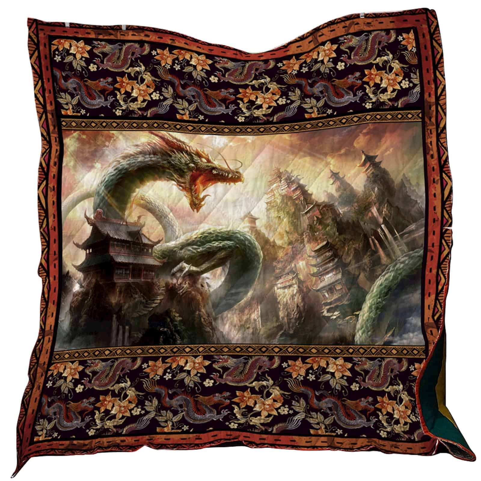 Dragon Washable Quilt Blanket 0501 02 Dhc1312411Dd