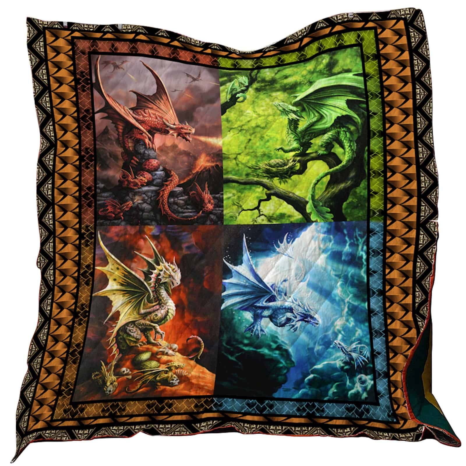 Dragon Washable Quilt Blanket 0701 01 Dhc1312399Dd