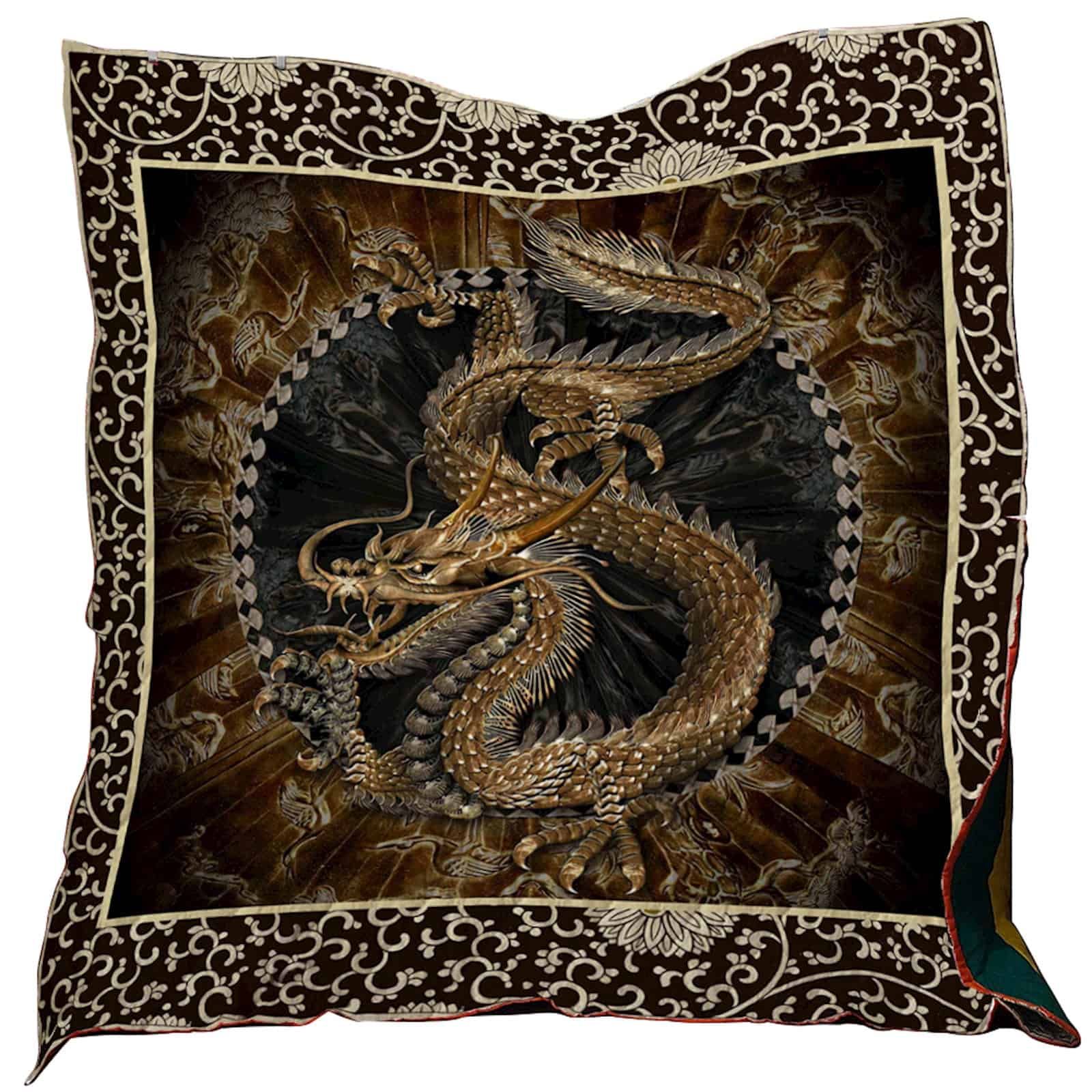 Dragon Washable Quilt Blanket 2612 04 Kh Dhc1312438Dd