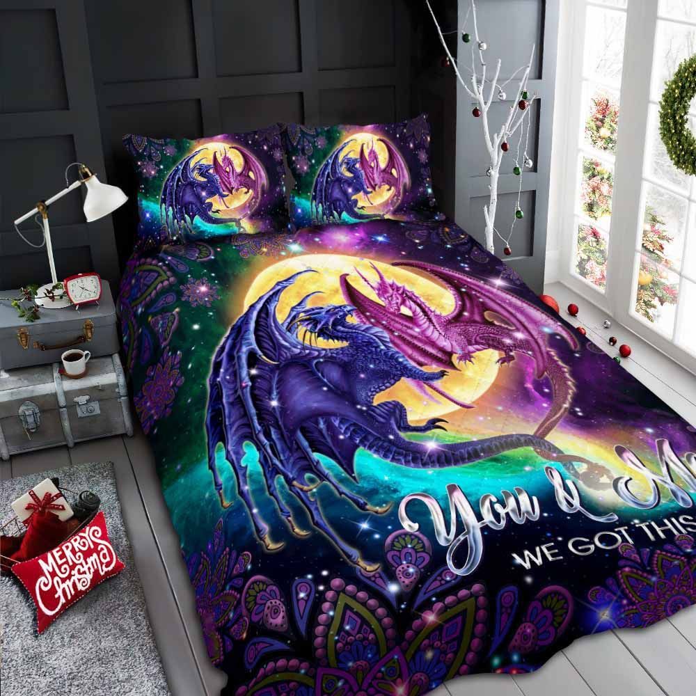 Dragon We Got This Bedding Set