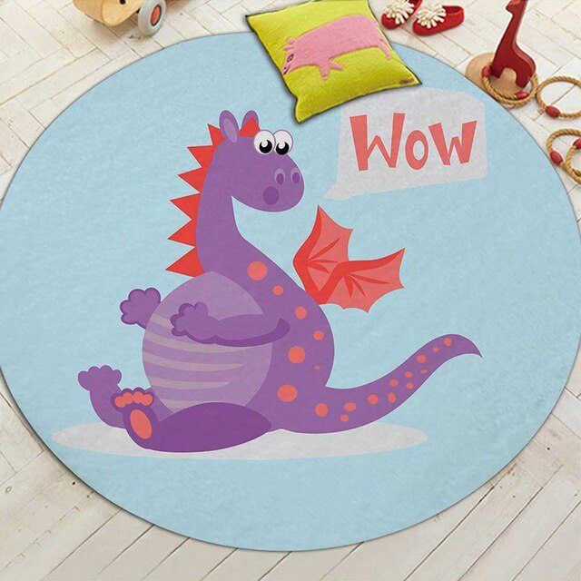 Dragon Wow Round Carpet