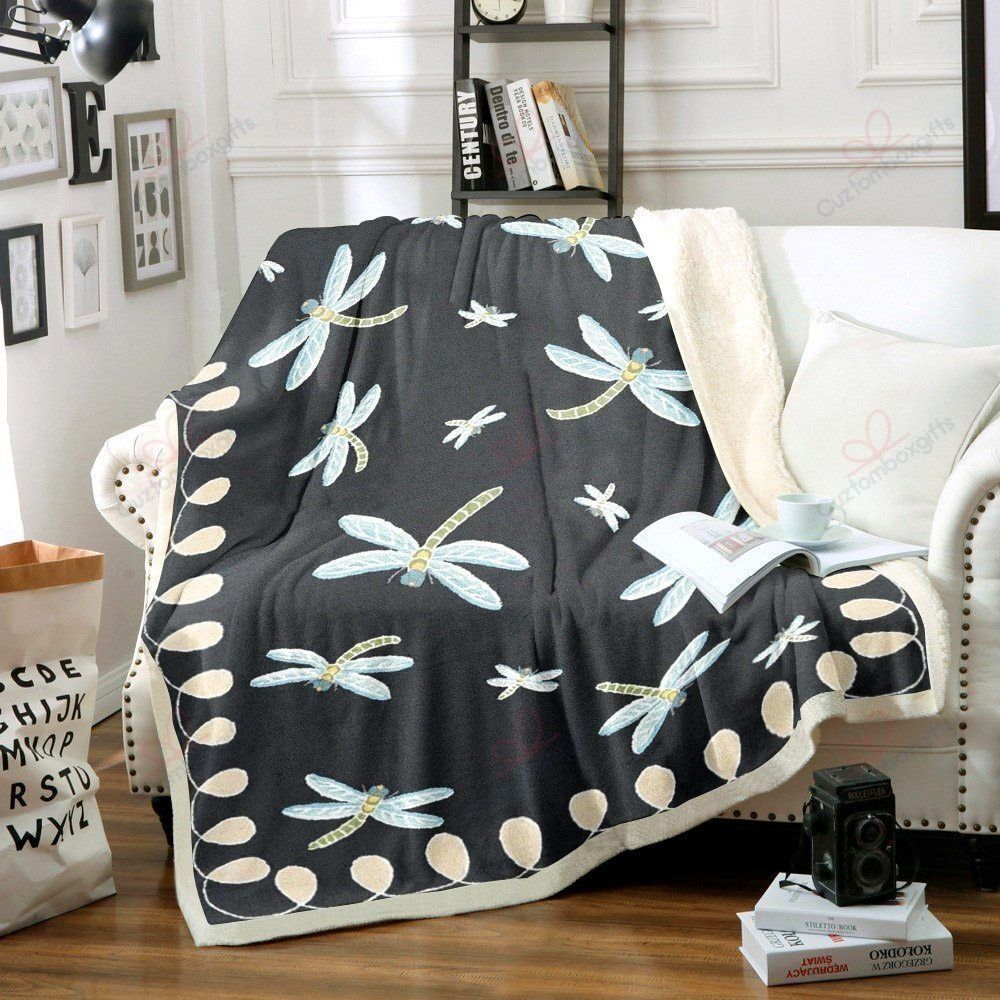 Dragonflies Fleece Blanket