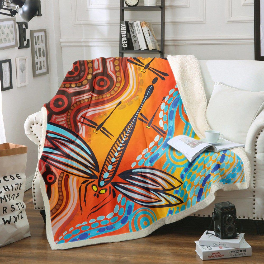 Dragonfly Sherpa Fleece