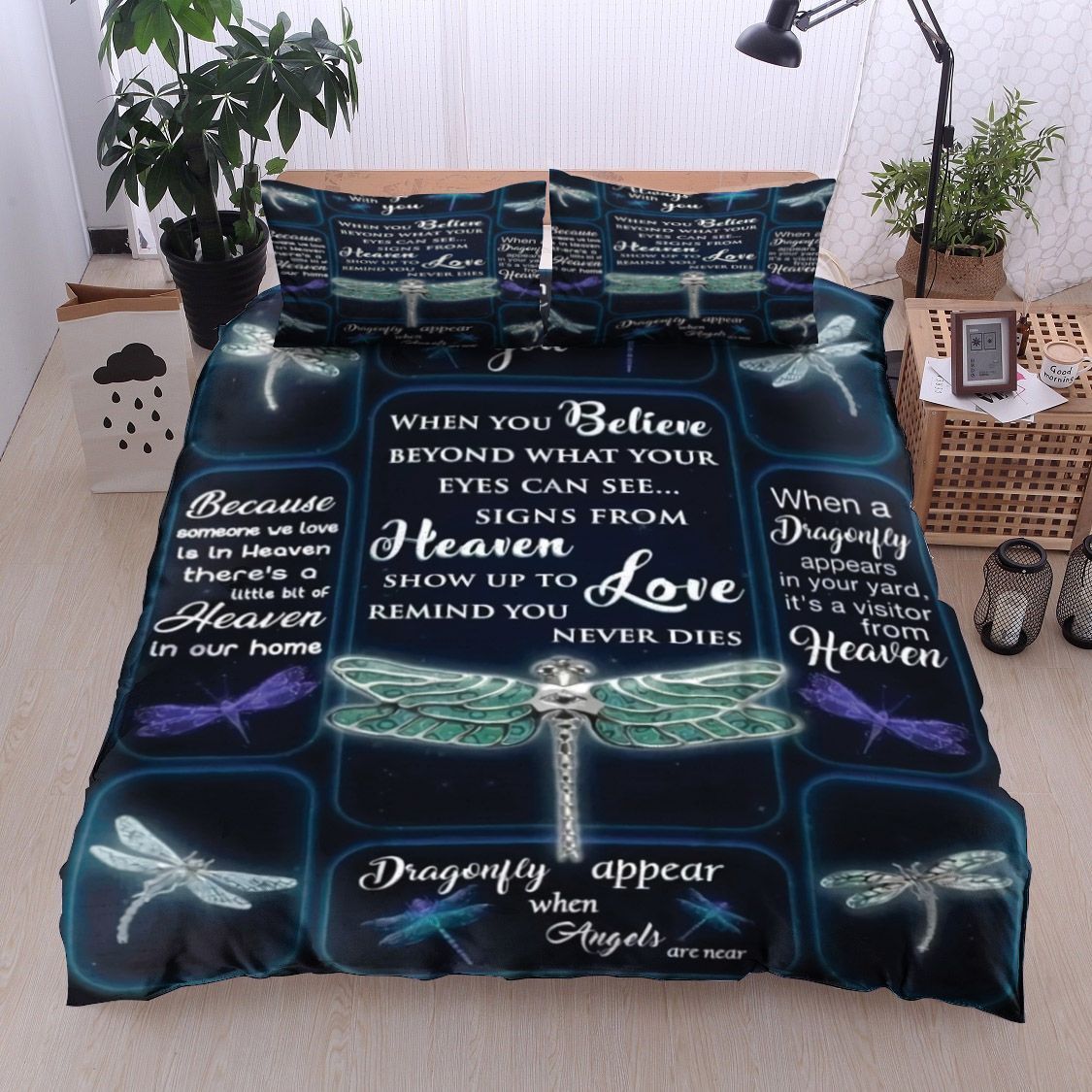 Dragonfly Appear Bedding Set
