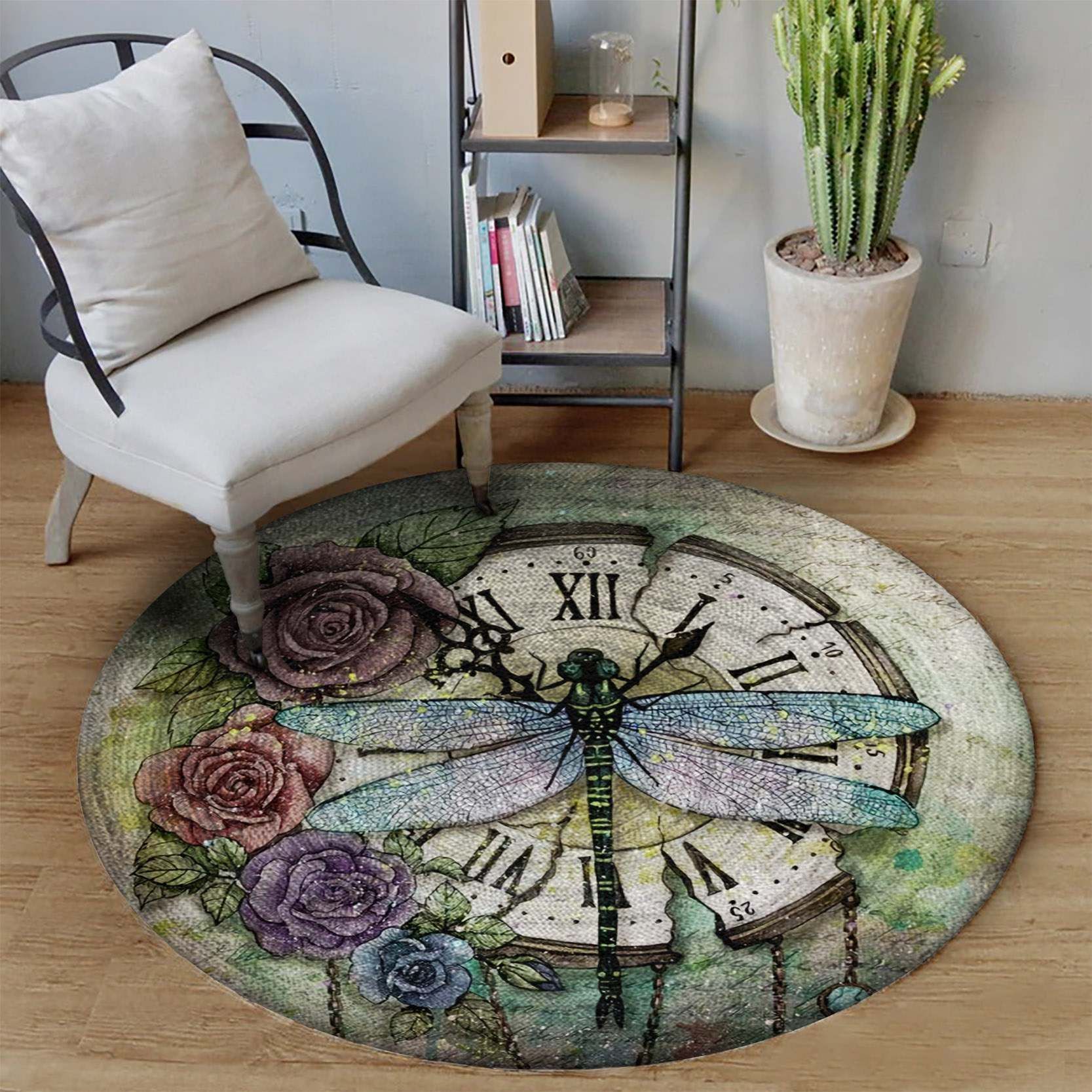 Dragonfly Round Carpet
