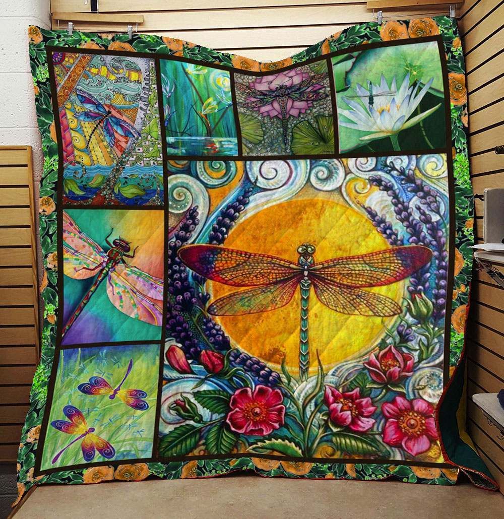 Dragonfly BI030807C TBG Quilt Blanket