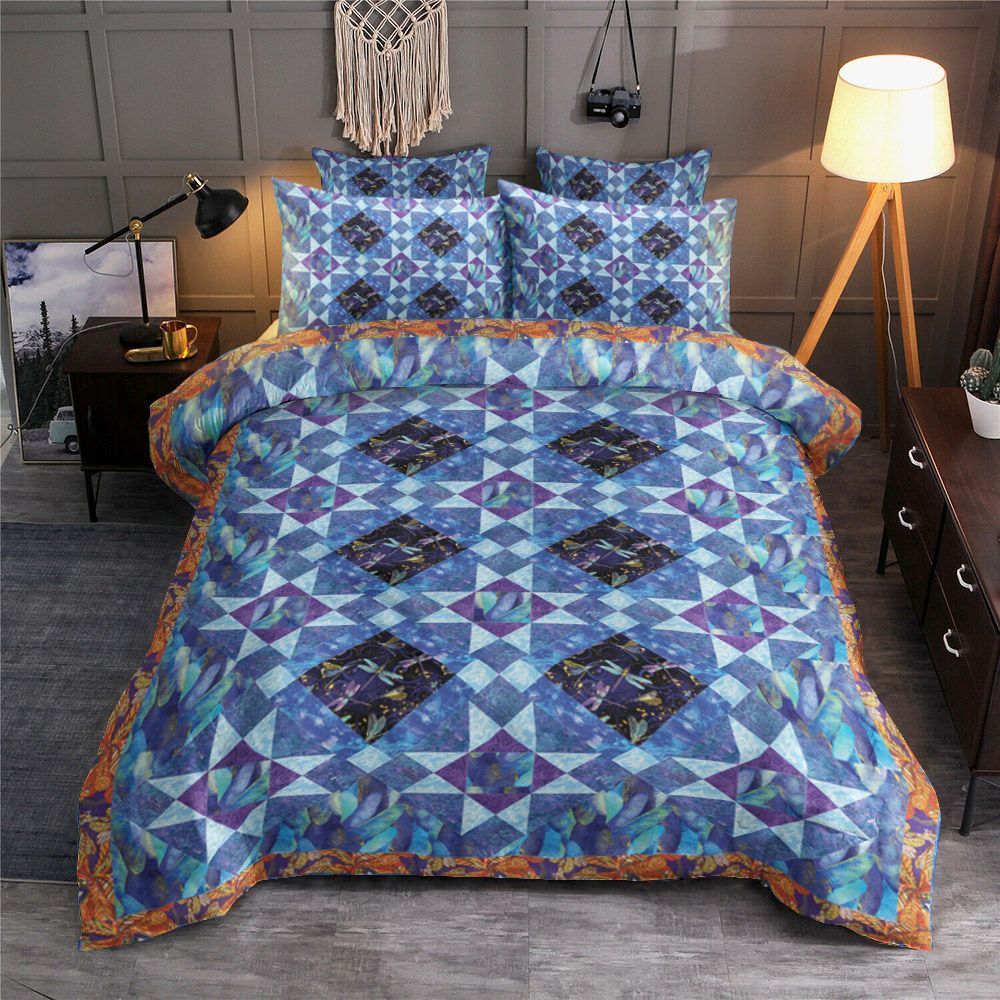 Dragonfly Blue Bedding Set