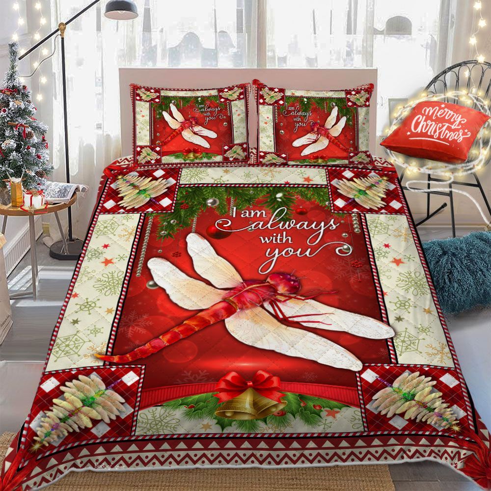 Dragonfly Christmas Bedding Set