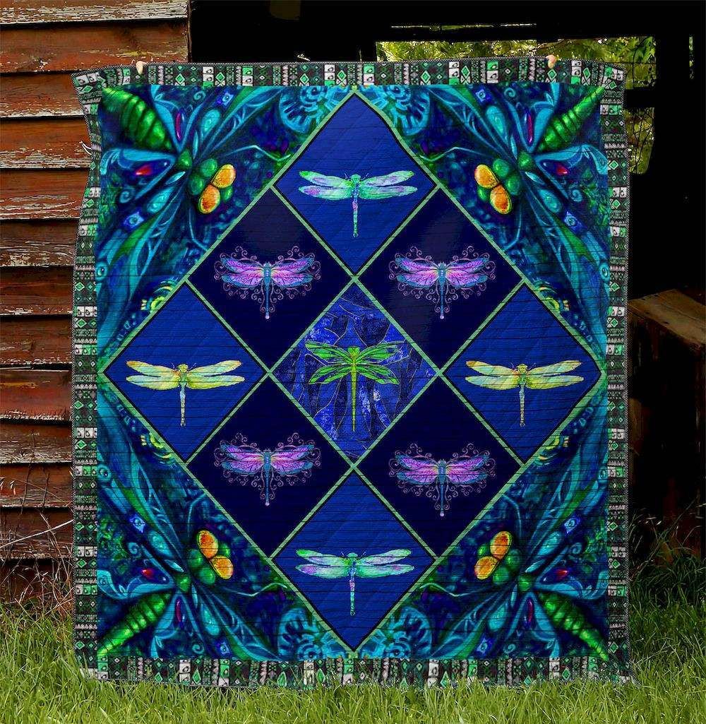 Dragonfly CL16100032MDQ Quilt Blanket