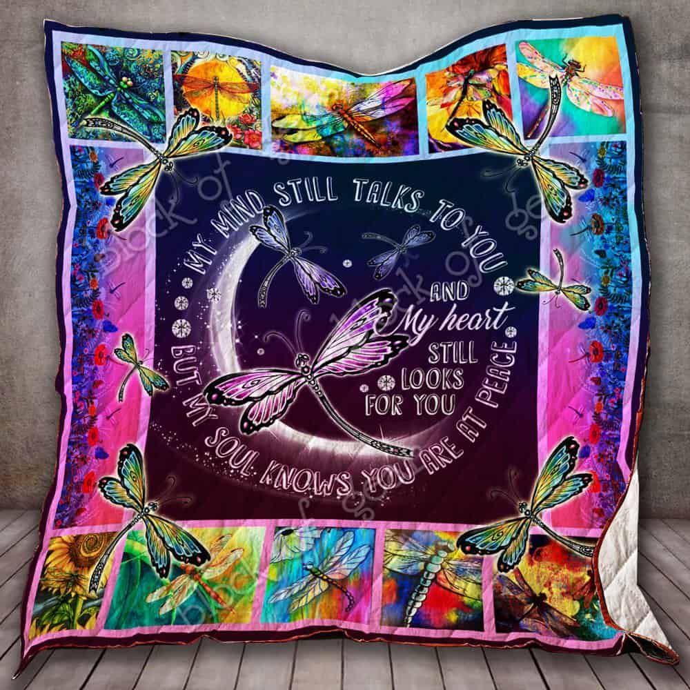 Dragonfly CL19100271MDQ Quilt Blanket