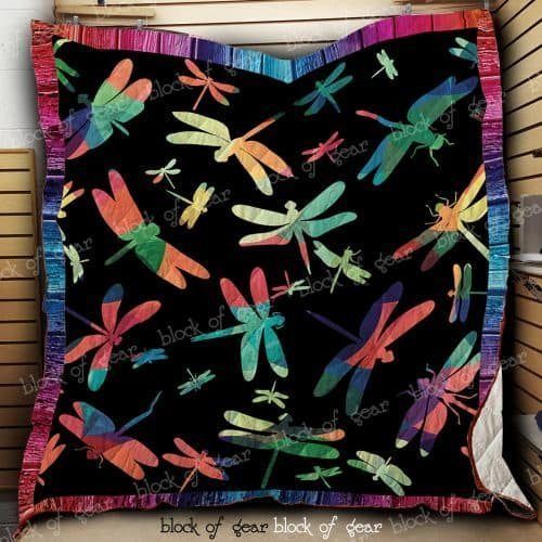 Dragonfly CL19100273MDQ Quilt Blanket