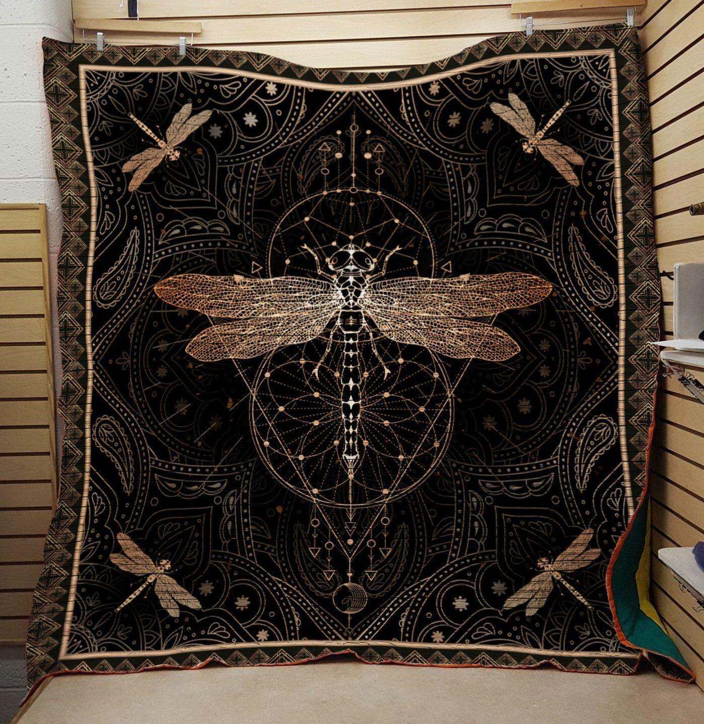 Dragonfly CLA0810142Q Quilt Blanket