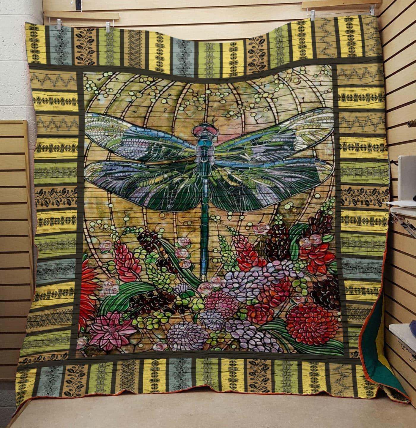 Dragonfly CLA0810153Q Quilt Blanket