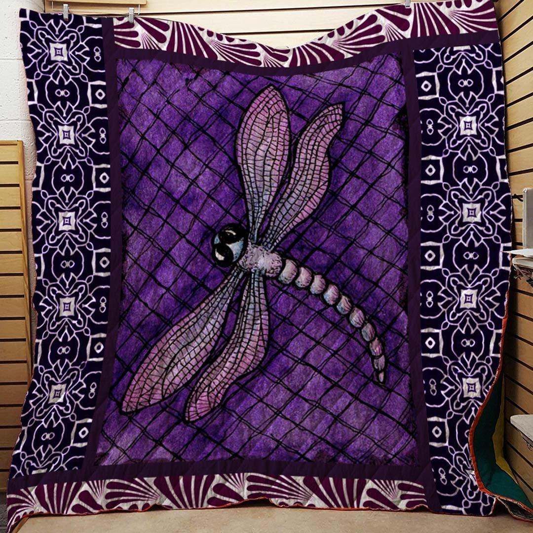 Dragonfly CLA0810155Q Quilt Blanket