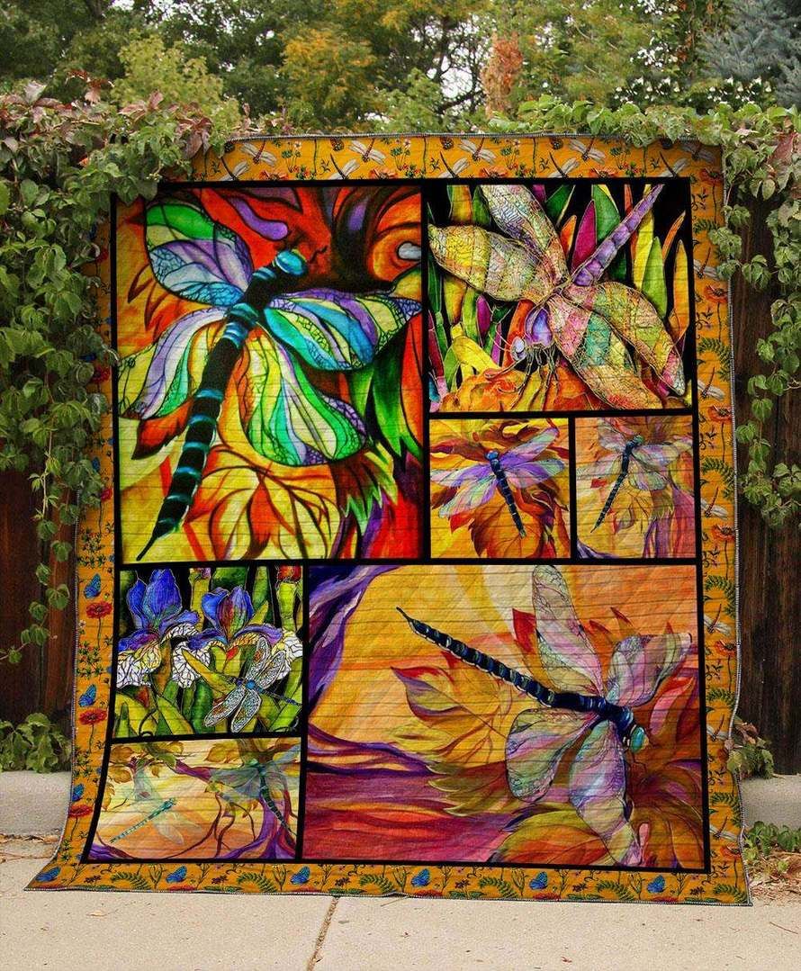 Dragonfly CLA0810158Q Quilt Blanket
